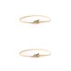 thumbnail image 3 of Guardurnaity Cinturón de cintura de moda Elástico Exquisito Ajustable Metal Estrecho Estiramiento Correa con hebilla Adornos Día de San Valentín Oro 2piezas, 3 of 6