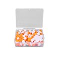 thumbnail image 1 of Hair Cuffs, Various Large Hole Flexible Hair Beads  For Hair Braids For Jewelry Bracelets Making ANGGREK Naranja, 1 of 8