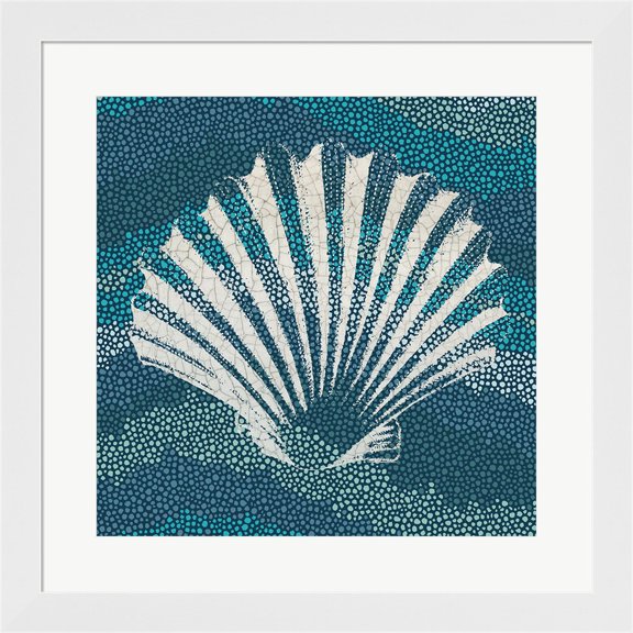 Sea Glass I by Wild Apple Portfolio, Framed Wall Art, 19.75W x 19.75H