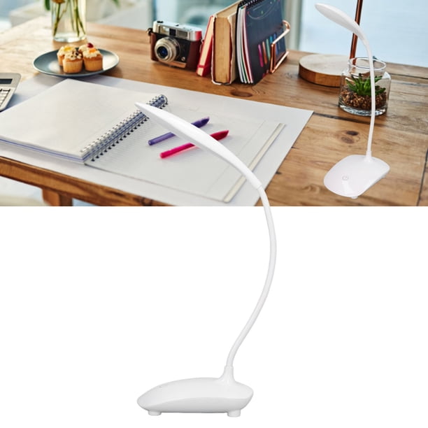 Lámpara LED Con Control Táctil Para Escritorio, Lámpara De Mesa Con Batería USB, 3 Modos De Iluminación, ángulo Flexible Para Niños, Dormitorio De Estudiantes
