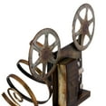thumbnail image 7 of Decorative Bronze Metal Vintage Single Bottle Film Projector Wine Holder for Tabletop or Countertop, 7 of 7