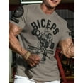 thumbnail image 3 of Gymish Biceps Killin’ It Men’s Workout T-Shirt – Funny Lifting Gym Tee, Athletic Fitness Shirt for Men, 3 of 5
