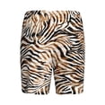 thumbnail image 7 of Daiia Watercolor Zebra Mens Woven Stretch Pajama Short,Short Pajama Pants-Large, 7 of 7