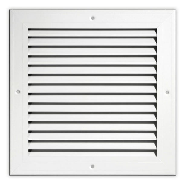 12 x 12 Fixed Bar Blade Grille w/ 45° Blades Parallel to Long Dimension