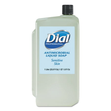 Dial Professional Antimicrobial Soap for Sensitive Skin, 1000mL Refill,