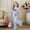 C-Light Blue4, variant on JIAYUE Girls Spring Outfit Sets Cartoon Print Short Sleeve Crew Neck Pullover T Shirt Flared Pants Elegant For Kids Seasonal Comfortable Outfit