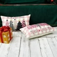 thumbnail image 3 of Christmas Pillow Covers 12x20 Inch Set of 2 Trees Red Black Green Buffalo Plaid Decorative Lumbar Pillowcases Winter Holiday Cushion Cases for Christmas Decorations, 3 of 6