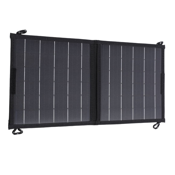 10W Solar Charger, Portable Solar Charger Foldable with Dual USB Type C Output for Hiking for Laptop