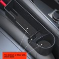 thumbnail image 5 of CxhicLuv Car Seat Storage Box, Auto Slot Organizer, Multifunctional With Cup Holder & Charging Hole, Car Interior Storage Accessories, Clutter Reduction for Drivers, Commuters, Black, 5 of 6