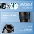 thumbnail image 5 of Apexel 30X Telephoto Lens, High Power HD Telephoto Phone Lens with Adjustable Tripod and Universal Phone Clip, Phone Lens Attachment for Android & iPhone, 5 of 9