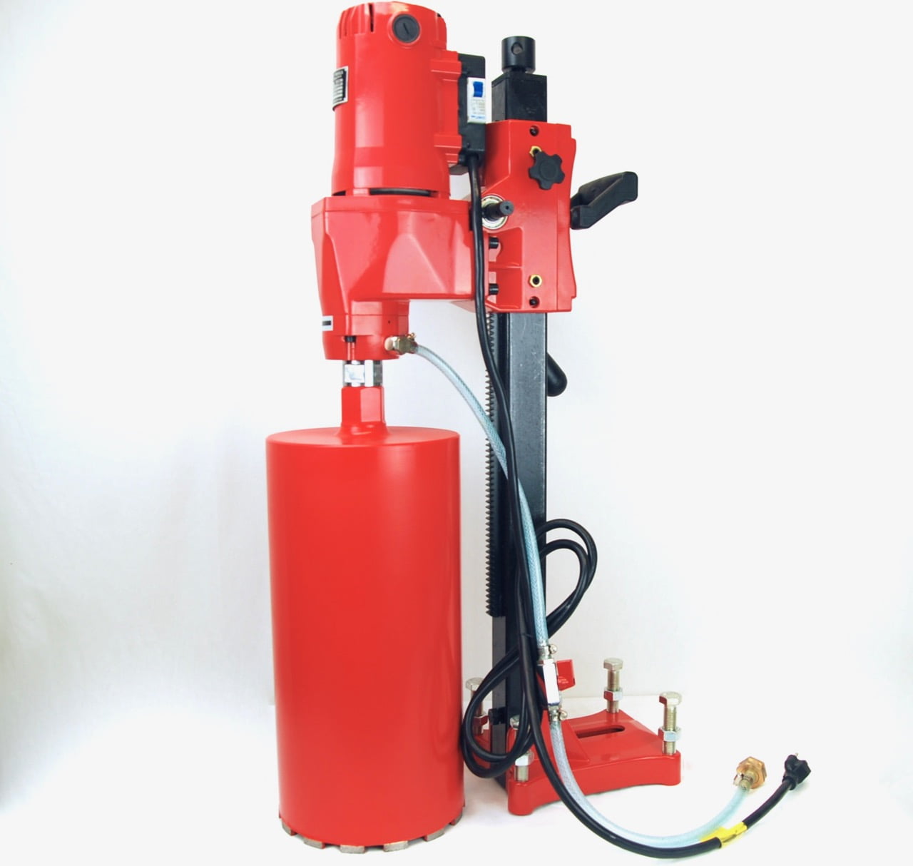 BLUEROCK ® 8" Z1 Concrete Core Drill w/ Stand & 1"- 8" Diamond WET Coring Bit Set - PACKAGE DEAL