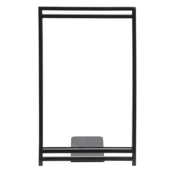 HUBERT® Black Metal Sign Holder - 5 1/2"L x 8 1/2"H