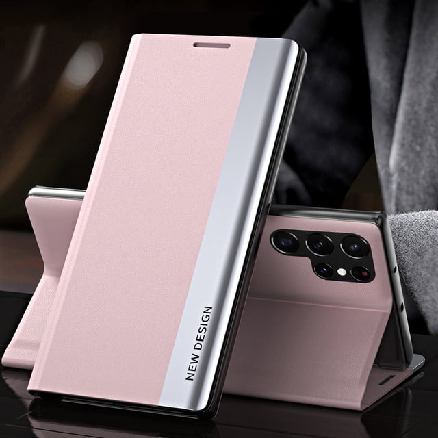 Funda protectora de cuero para PC a prueba de arañazos para Samsung Galaxy S23 Ultra JShteea Nuevo