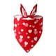 thumbnail image 3 of Pañuelo para perro para el día de San Valentín, bufanda para perro, babero para San Valentín, día festivo de Acción de Gracias Corazón Yuyangstore Bandana para perros, 3 of 8