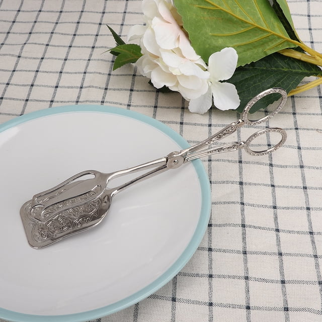 Herramienta de cocina, pinza retro para pastel de pan de aleación de zinc, rendimiento de primer nivel