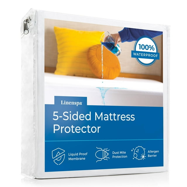 Protector de colchón Linenspa impermeable tamaño king