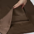 thumbnail image 6 of PiccoCasa 19 Momme Pure Silk Pillowcase with Envelope Closure, Queen Coffee Color, 6 of 7