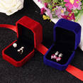 thumbnail image 6 of 9 Pcs Velvet Ring Box for Wedding Ceremony ,Jewelry Earring Display Gift Box for Proposal Engagement(Blue), 6 of 8