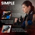 thumbnail image 4 of Hip Thrust Belt For Dumbbells Heavy, Kettlebells, Plates - Ultra-Durable Booty Belt for Hip Thrust - Hip Thrust Pad With Weight Support Pouches for Ultimate Stability and Comfort- Weight Lifting Belt, 4 of 6