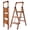 Woodgrain-1, variant on Calmwrd Step Ladder Folding 4-Step Champagne Gold Finish Aluminum Foldable Step Ladders,Anti-Slip for Home & Kitchen Office 330 lbs
