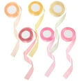 thumbnail image 2 of Shisuyan 6 Rolls Ribbon Set Polyester Beige Gift Wrapping Wedding Decorations Seasonal Decorations, 2 of 8