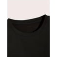 thumbnail image 3 of Camiseta de manga corta con gráfico "Daddy + Me" para hombre, cómoda y elástica, moderna, para verano, estilo informal y diario, ideal para adultos, hombres, mujeres, adolescentes, jóvenes., 3 of 4