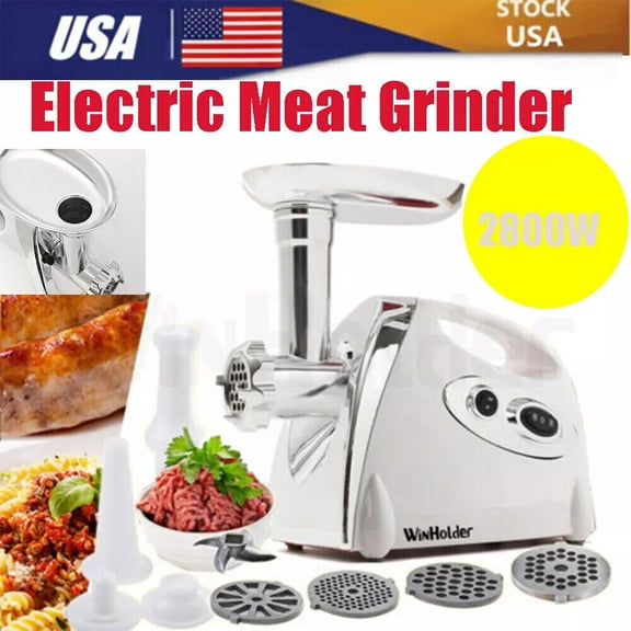 Powerful 2800W Electric Meat Grinder Sausage Maker Mincer Stuffer Home Tool