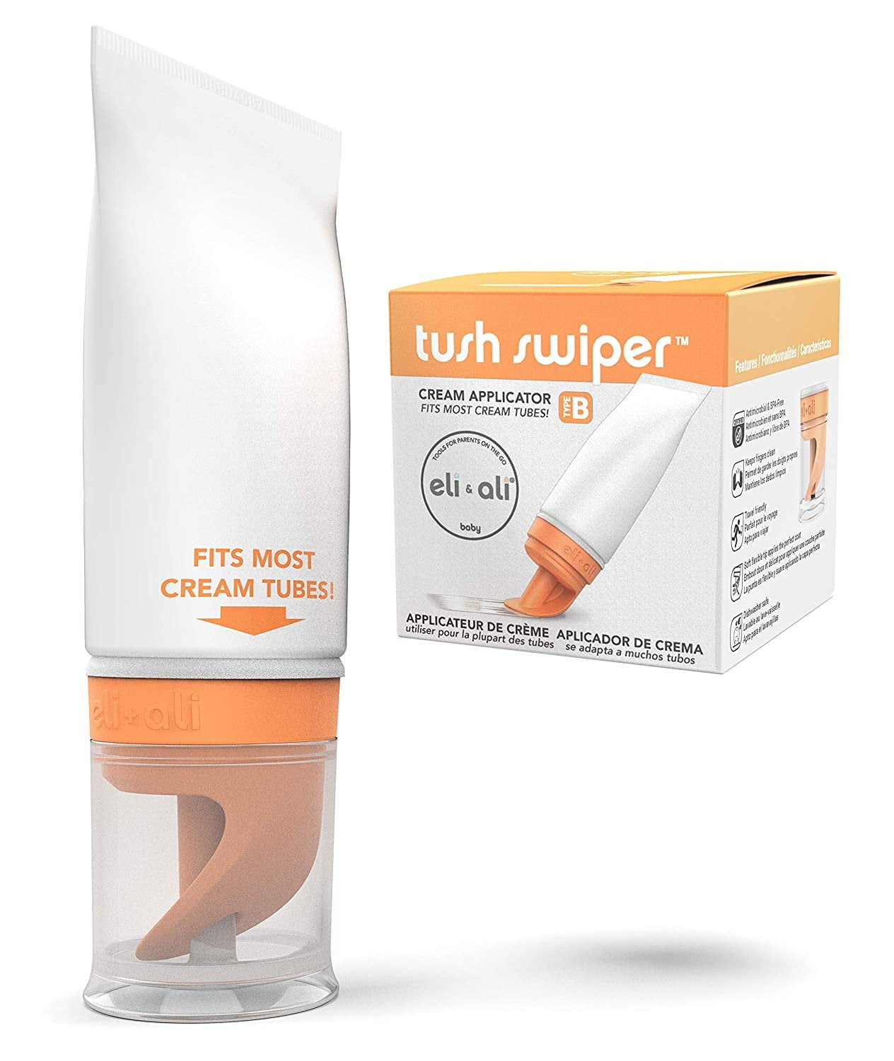 Tush Swiper Diaper Rash Cream Dispenser/Applicator (Fits Most Cream Tubes)