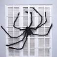 thumbnail image 5 of LSLJS Halloween Decorations Scary Giant Spider 230cm/90.6" Foldable Hairy Simulation Skull Big Spider Plush Spider Ornament for Halloween Birthday Party Indoor, Outdoor Yard Garden, 5 of 5