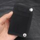 thumbnail image 4 of Riñonera portátil con clip para tarjetas para exteriores | Mini bolsa multifuncional para guardar herramientas | Organizador ligero de lona transpirable con cierre de botón vintage | Uso diario para, 4 of 5
