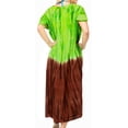thumbnail image 4 of HAPPY BAY Women's Loose Fashion House Wear Swing Dresses 3X-4X Shamrock Green_AC786, 4 of 5