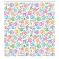 thumbnail image 3 of Ambesonne Fish Shower Curtain, Funny Fish Aquaic Motif, 69"Wx84"L, Multicolor, 3 of 3