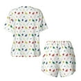 thumbnail image 5 of Kdxio Happy Graduation Print Pajamas Sets for Women Short-Sleeved Pjs with Lounge Shorts Two Piece Sleepwear S-4XL, 5 of 9