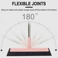 thumbnail image 6 of Btomtd Wet Dry Squeegee Broom for Bathroom Non Stick Hair Removal Squeegee Tool Ash Sweeping Squeegee Broom Window Tile Cleaning, Pink, 6 of 9