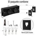 thumbnail image 2 of Tendedero Retractil Pared con 4 Pinzas para Ropa, Tendedero para Ropa Ajustable 5.1 M, Tendederos Retractiles Exterior Interiores Resistente a la Corrosión, Capacidad de 25 KG, Ahorra Espacio, 2 of 6