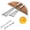 A, variant on Stainless Steel Ball Whisk, Handheld Wire Egg Beater for Mixing Eggs, Cream, Batter and Sauces, Kitchen Baking Tool, 10 Inch