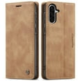 thumbnail image 2 of CaseMe Leather for Samsung Galaxy A56 5G Case, Flip Wallet Leather Case with Card Holder Magnetic Closure Shockproof Kickstand Protective Phone Cases Cover for Samsung Galaxy A56 5G 6.5-inch,Brown, 2 of 12