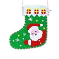 thumbnail image 2 of Felt Christmas Stockings with DIY Ornaments, Handmade Sewing Craft Kits for Kids, Holiday Party Decorations and Gift Bags for Christmas Tree, 2 of 6