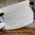 thumbnail image 2 of Full Mattress Bag Cover for Moving Storage - Plastic Protector 5 Mil Thick Supply, 2 of 2