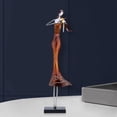 thumbnail image 1 of Estatuil de niña de música de hadas, estatuilrte, pintura de regalo, escultura para gabinete, al aire libre, decoración de Naranja Baoblaze Estatuilla de niña, 1 of 8