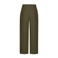 thumbnail image 6 of YueHuiYing Men's Baggy Sweatpants Fashion Wide Leg Casual Sweat Pants Drawstring Stretch Joggers with Pockets, 6 of 7