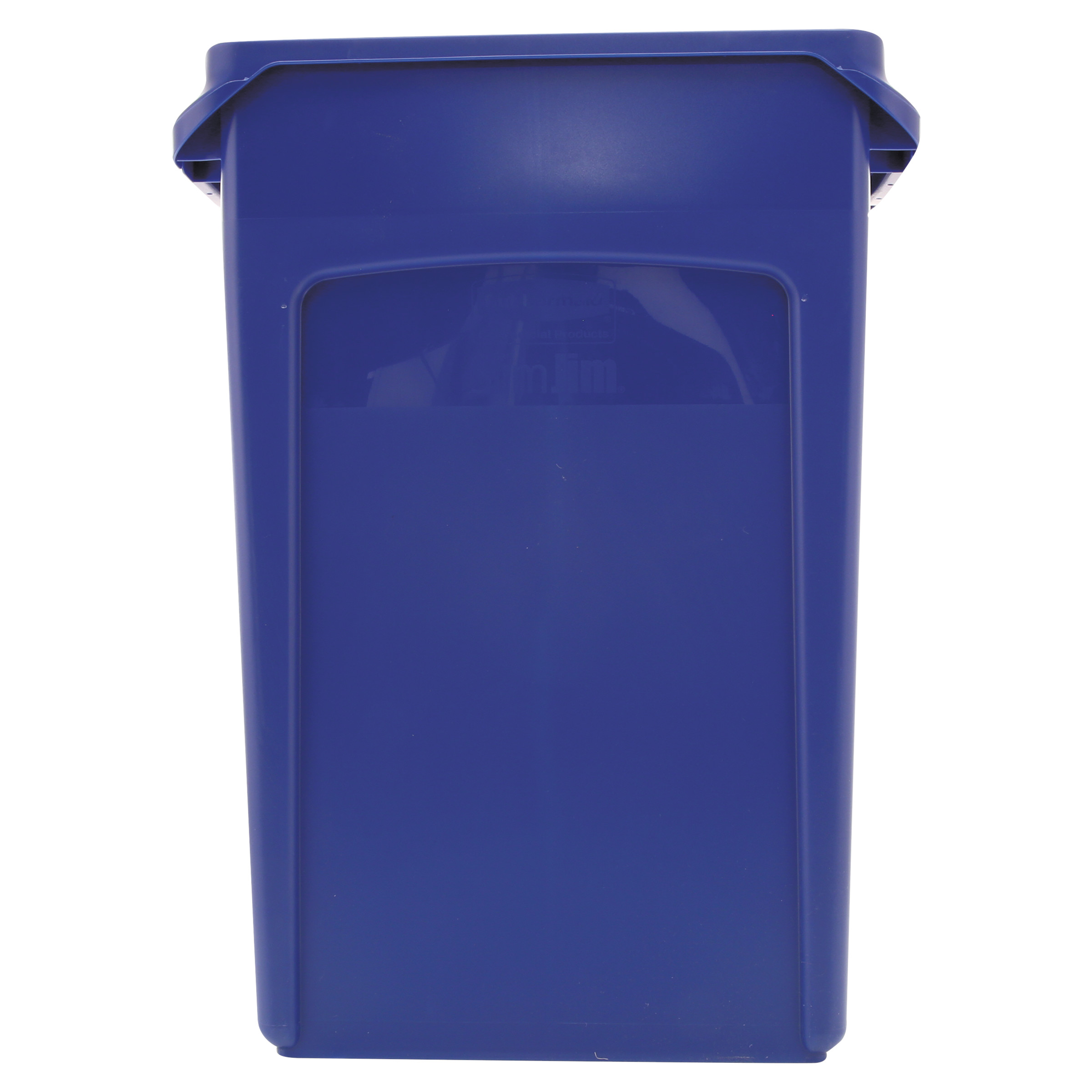 Rubbermaid Commercial Products FG354007BLUE Venting Slim Jim Recycling Waste Container, Blue - image 4 of 4
