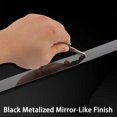 thumbnail image 2 of Moldura y Perfil de Pared Gaahing Acero Inoxidable Negro 5 m x 2 cm, 2 of 9