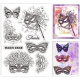 thumbnail image 2 of 1Sheet Carnival Ornate Silicone Clear Stamp for DIY Scrapbooking Photo Album Journal Home Decoration, 2 of 7