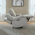 thumbnail image 4 of Liberty Furniture Power Recline Sofa with Charging Ports, Lumbar Support - Nathan Ginger Fabric, 4 of 10