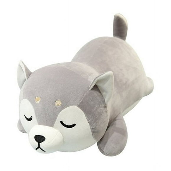 Husky Plush Pillow, Husky Plush doll Throw Pillow, Valentine's Day, Christmas (19.6 inches) Best Gifts for Kids Children Best Gift for Children Kids Adult