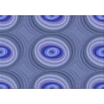 thumbnail image 1 of Ahgly Company Indoor Rectangle Patterned Sky Blue Dress Blue Area Rugs, 2' x 4', 1 of 1
