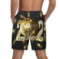 thumbnail image 2 of Haiem 2025 New Year 3 Mens Swim Trunks with Compression Liner 2 in 1 Swimming Shorts Stretch Swimwear Quick Dry,Board Shorts-XX-Large, 2 of 9