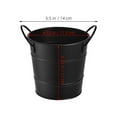 thumbnail image 2 of WHAMVOX 2pcs Metal Trash Holder Tin Buckets With Handles Pail Bucket Storage Party Tin Bucket Snack Bucket Mini Candy Pail, 2 of 8