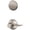 Satin Nickel, variant on Schlage F94SAC716LH Sacramento Left Handed One-Sided Dummy Interior Pack - Bronze